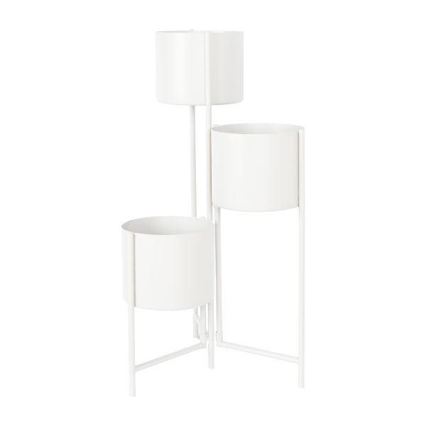 Flowerstand DEIA TRIS  23x22,5xH75,5cm, warm grey