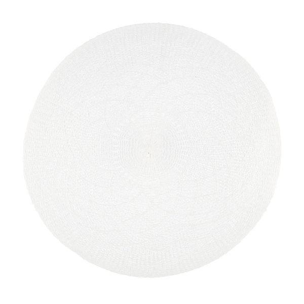 Lauamatt SILJE D38cm, valge