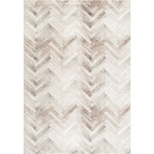 Carpet CASTRO-1, 100x150cm, beige fishbone