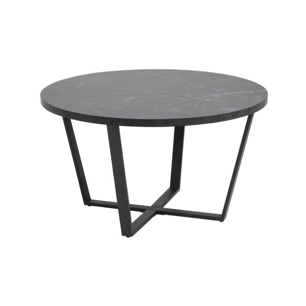 Diivanilaud AMBLE D77xH44cm, must marmor