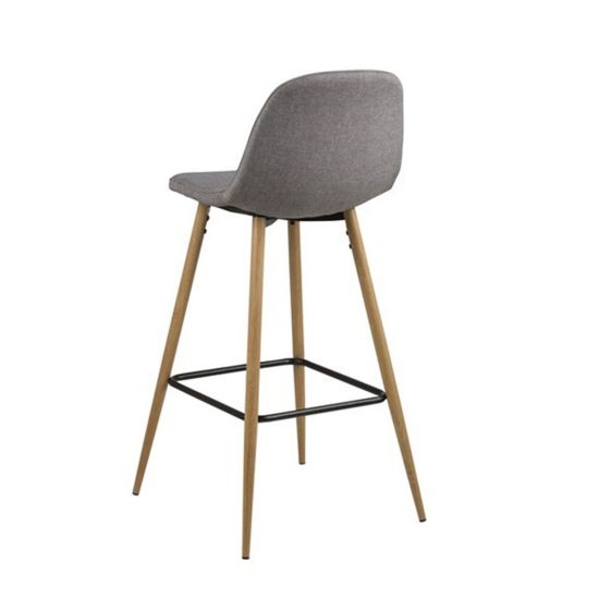Bar stool WILMA light grey oak