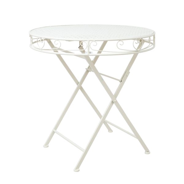 Table SANDY D70xH73cm, antique white