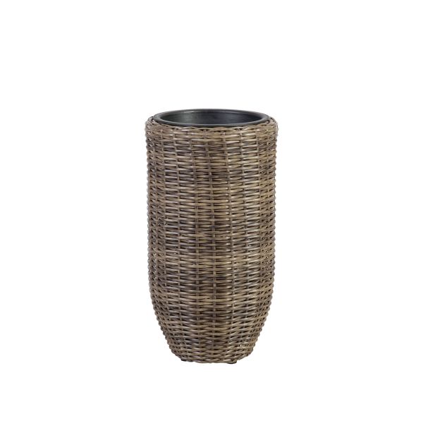 Lillepotiümbris WICKER D28xH59cm, tumepruun