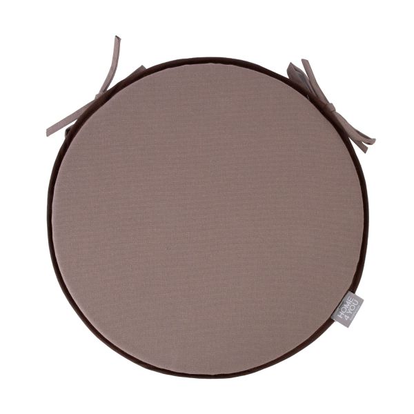 Cushion MY COTTON for chair D39cm, brown