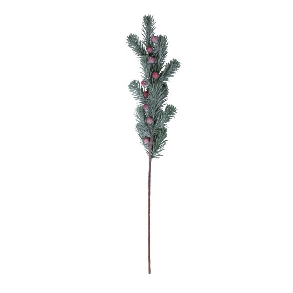 Kunstoks GREENLAND H55cm, punased marjad