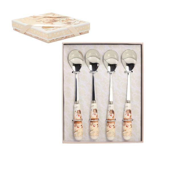 Spoons MIA DEER 4pcs 15cm, in a gift box