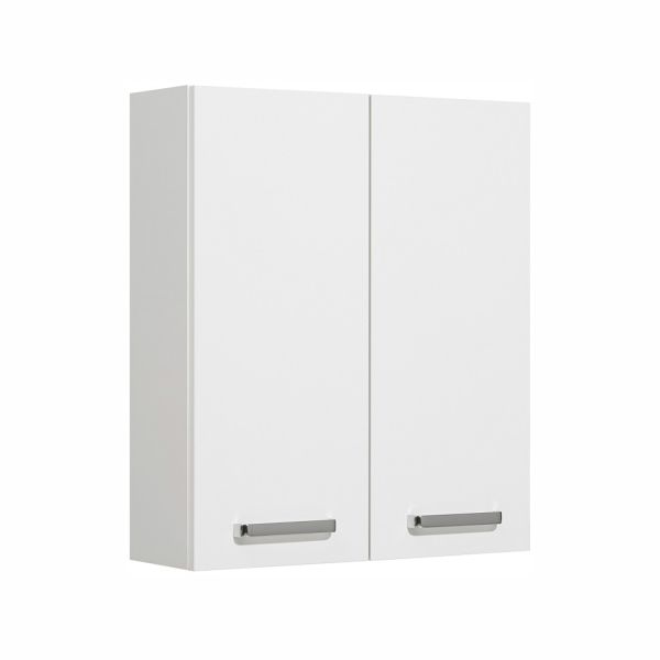 Upper bathroom cabinet 312, 60x20xH70cm, white gloss