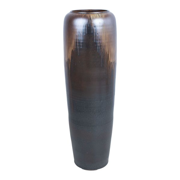 Põrandavaas TITAN STONE H120cm, kuldne/pruun