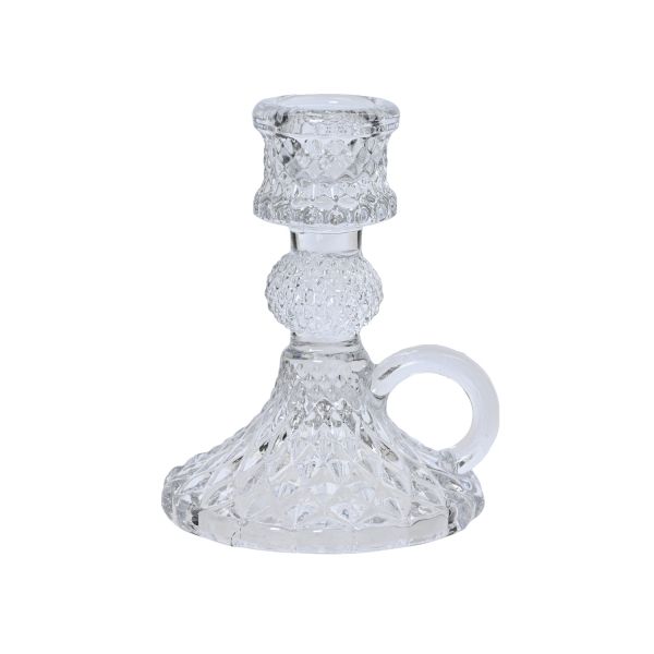 Küünlajalg SHINE GLASS H10,4cm, läbipaistev