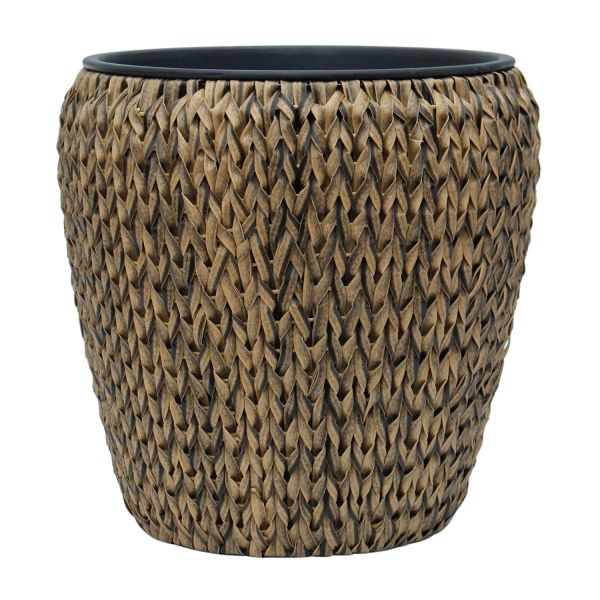 Lillepott WICKER 46x46xH46cm, pruun
