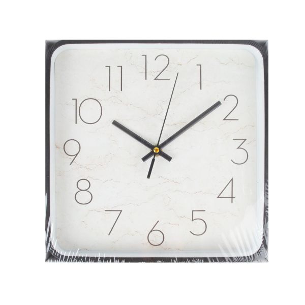 Wall clock HENRY 25x25cm, square