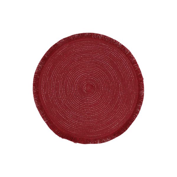 Lauamatt CHARLESTON D38cm, punane