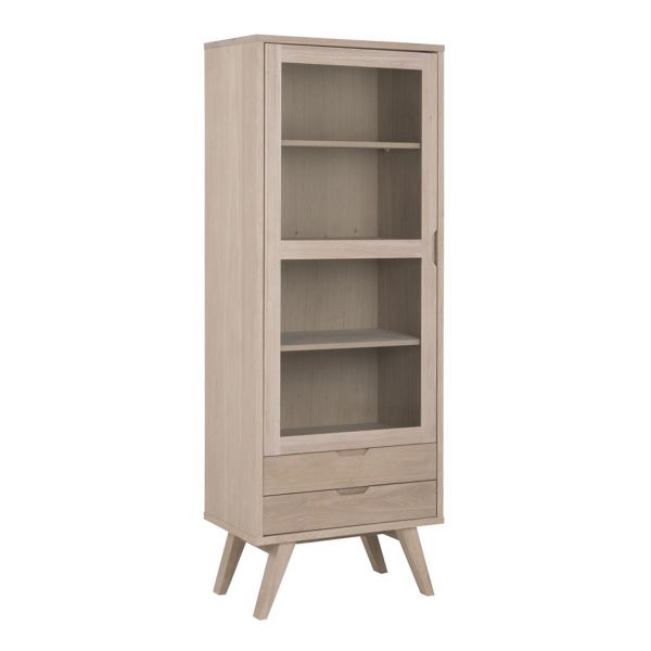 Vitriinkapp A-LINE 72x42xH190cm, tamm