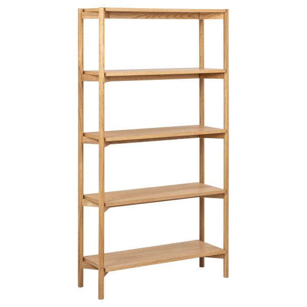 Riiul BRAIDWOOD 86x30xH160cm, naturaalne