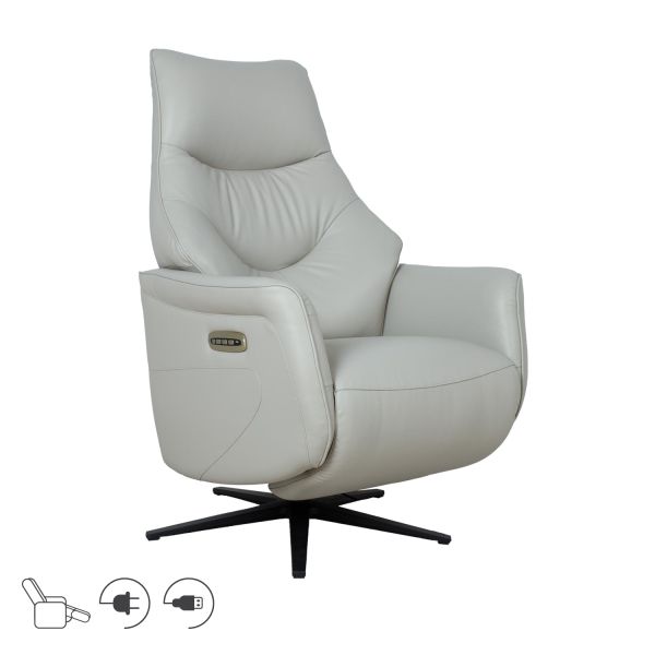 Tugitool DAYANA elektriline recliner, beež nahk