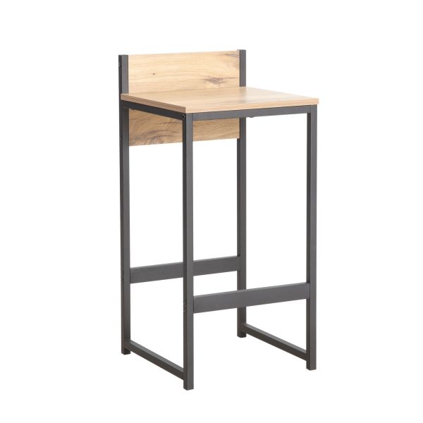Baaritool HANNES 38x38xH80cm, rustik melamiin