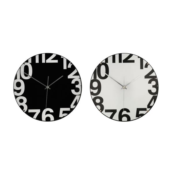 Wall clock PILL D30cm, mix