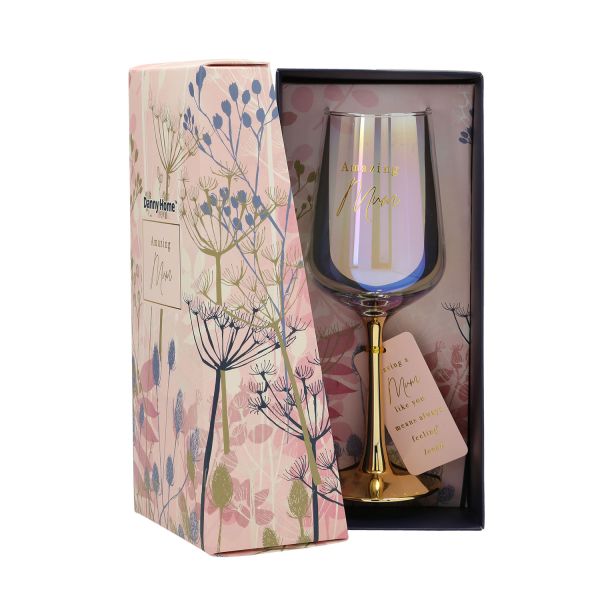 Veinipokaal FLOW "Amazing Mum" H21,2cm, 450ml