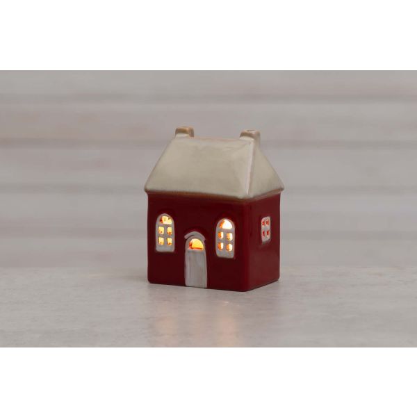 LED-latern HOUSE BALTIMORE H15cm, taimer 6h