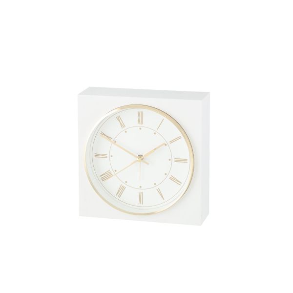 Alarm clock 4Living LADY H16,5cm, white