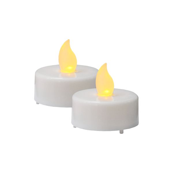 LED-teeküünlad PAUL 2tk, D4xH4cm, valge