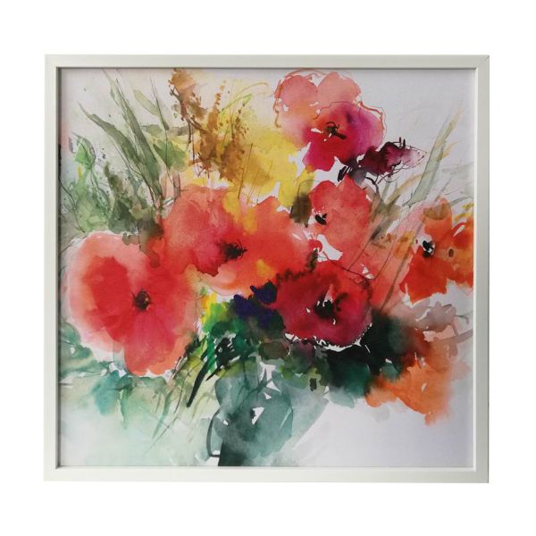 Wall art WALLY 40x40cm, marigolds