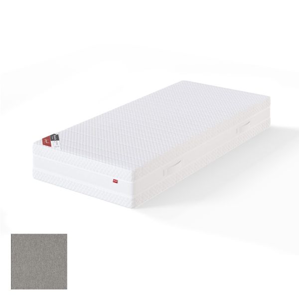 Spring mattress BLACK MULTIPOCKET FIESTA 80x200cm, firm, grey