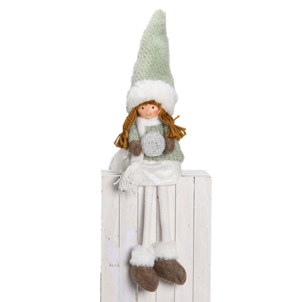 Dekoratsioon FUN SAARA H59cm, tüdruk, roheline