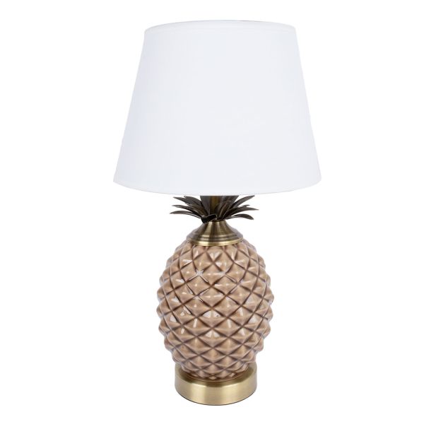 Laualamp ANANAS H45cm, pruun