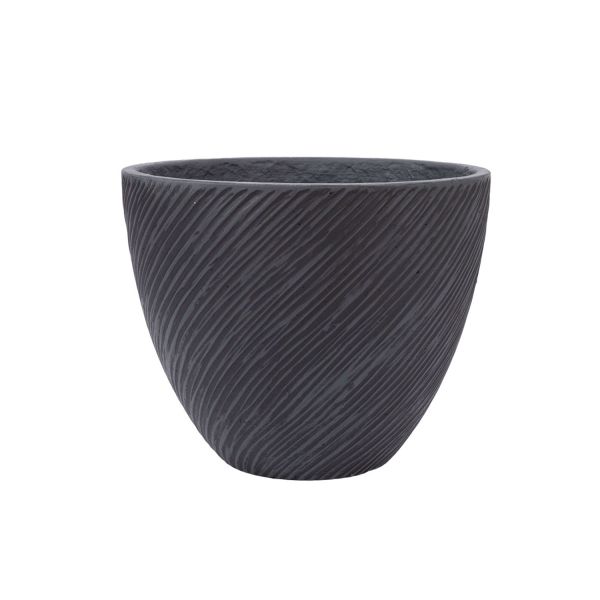 Lillepott DANAE D24xH19.5cm, tumehall