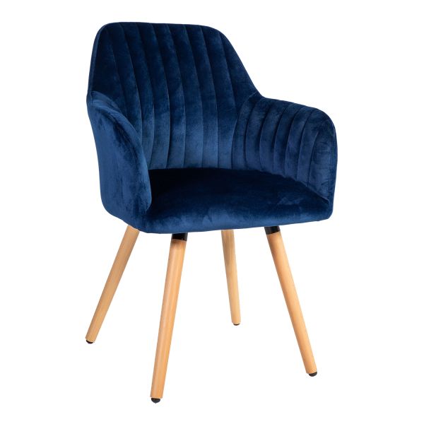 Chair ARIEL dark blue