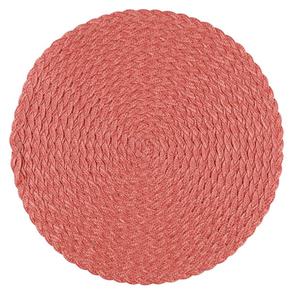 Lauamatt LETTI D38cm, korallipunane
