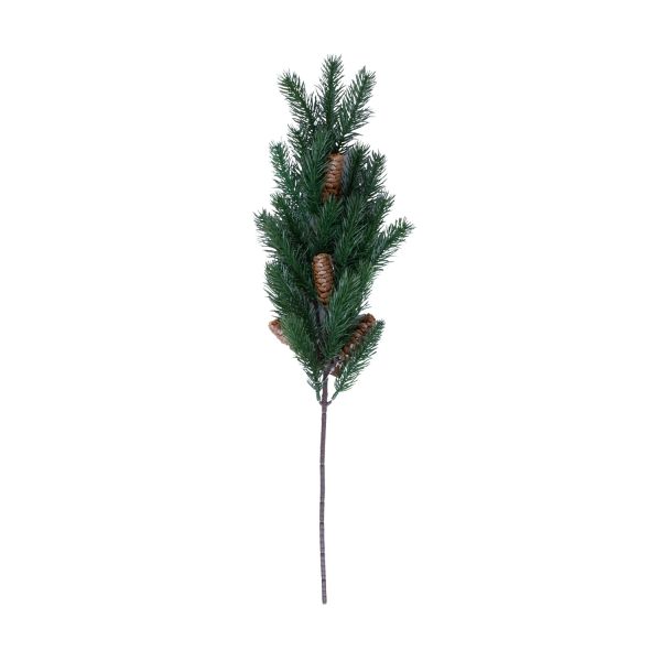 Kunstoks GREENLAND H62cm kuusk käbidega