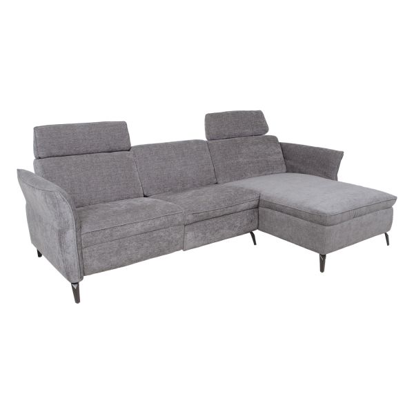Nurgadiivan DAYTON PN, elektriline recliner, helehall