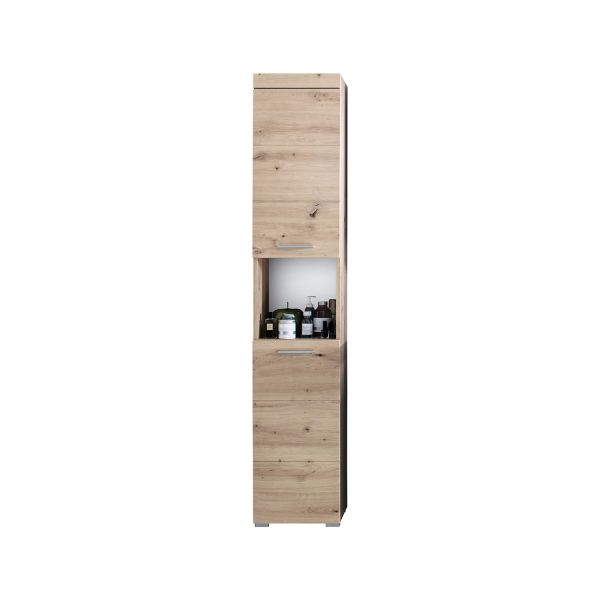 Bathroom cabinet AMANDA 37x31xH190cm, wild oak