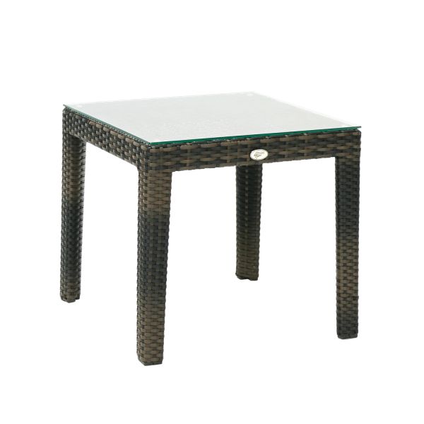 Abilaud WICKER 50x50xH45cm, tumepruun