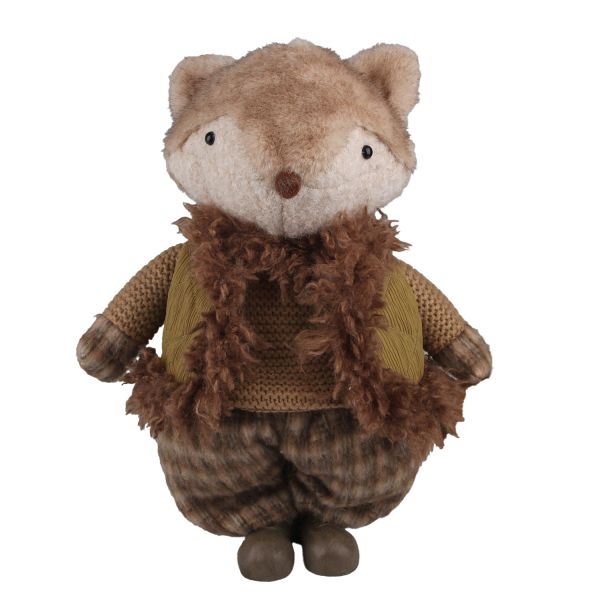 Dekoratsioon FAB ROBIN H37.5cm, rebane, roheline