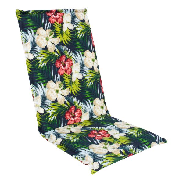 Toolikate seljatoega SUMMER FLOWER 48x115x4,5cm, tume lillemuster