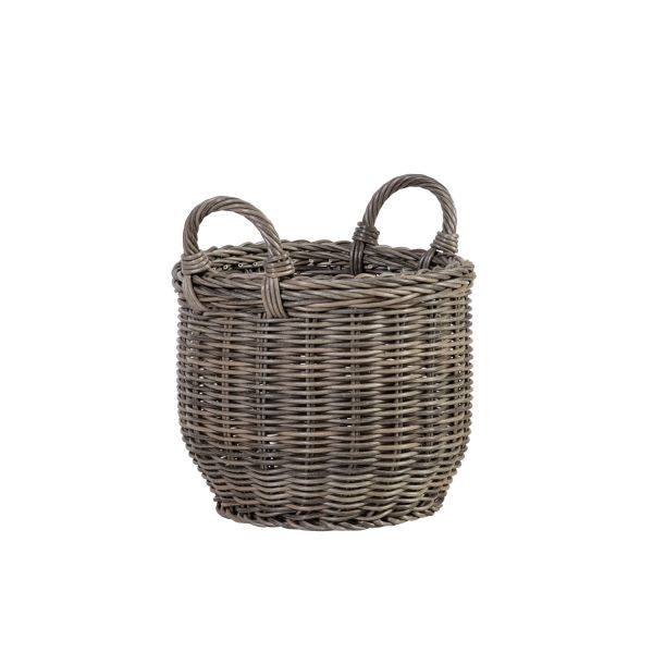 Korv WICKER sangadega D34xH34cm, hall