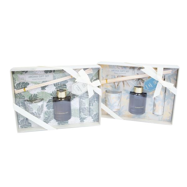 Kinkekomplekt AROMA HOME_küünlaga mix