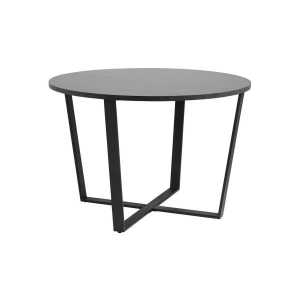 Söögilaud AMBLE D110xH75cm, must marmor