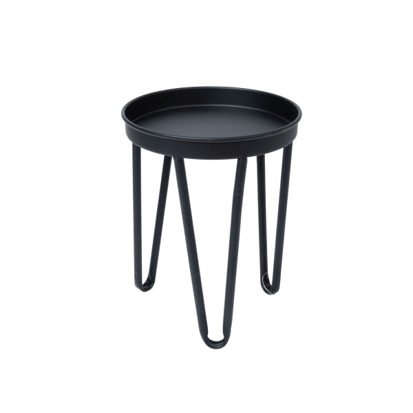 Flower stand CHIA 15,5x15,5x20cm, black