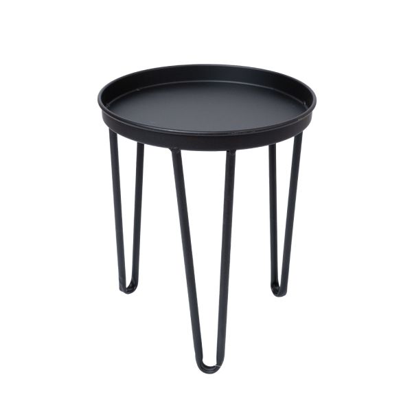 Flower stand CHIA 20,5x20,5x25cm, black