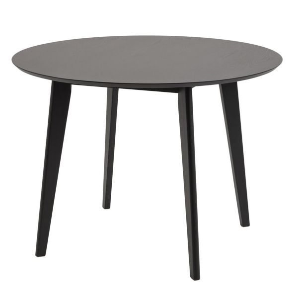 Söögilaud ROXBY D105xH76cm, must
