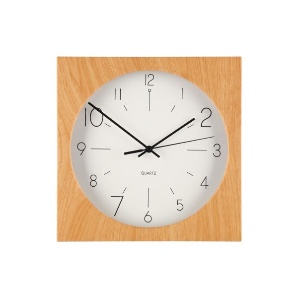 4Living Wall clock Trieste natural 26x26 cm
