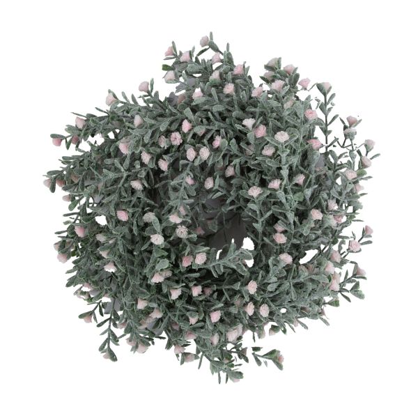 Pärg FLOWERLY_D24cm, roosad õied