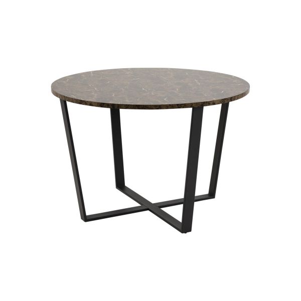 Söögilaud AMBLE D110xH75cm, pruun marmor