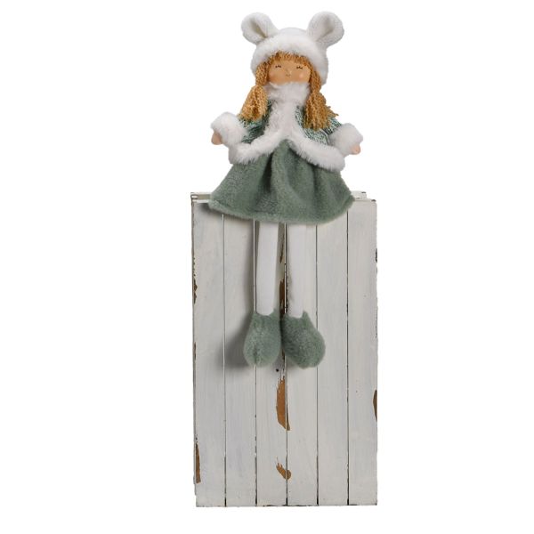 Dekoratsioon FUN ELLI H40cm, tüdruk, roheline