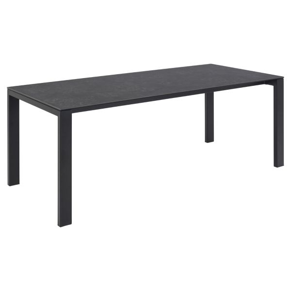 Söögilaud BRENTFORD 200x90xH75cm, must