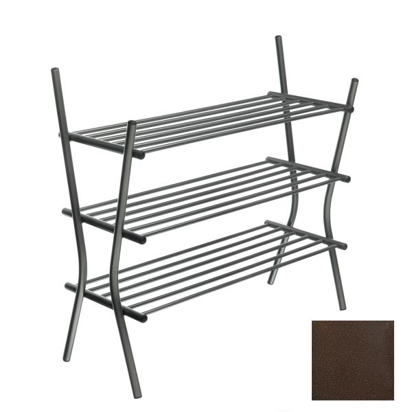 Полка для обуви ZEBRA 3, 75x69x28см,  античный бронзовый